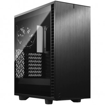 Carcasa Fractal Design Define 7 Compact Dark Tempered Glass, Mid-Tower, fara sursa, ATX, Black