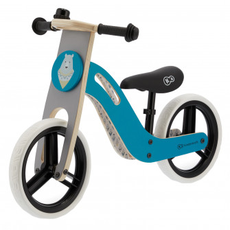 Bicicleta din lemn fara pedale Kinderkraft - Uniq turqu