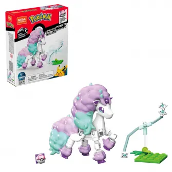 Set de constructie Pokemon Mega Construx - Galarian Ponyta, 64 piese