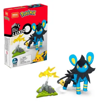 Set de constructie Pokemon Mega Construx - Luxio, 67 piese