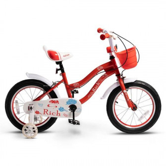 Bicicleta MTB pentru fetite cu roti ajutatoare, frane C