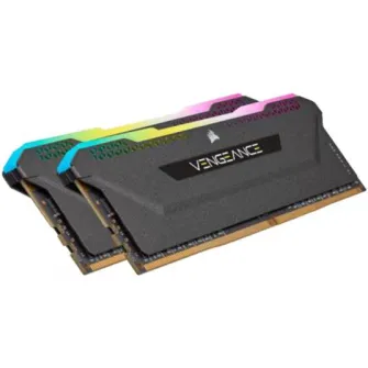 Память Corsair VENGEANCE RGB PRO SL, 32 ГБ DDR4, 3200 МГц CL16, двухканальный комплект