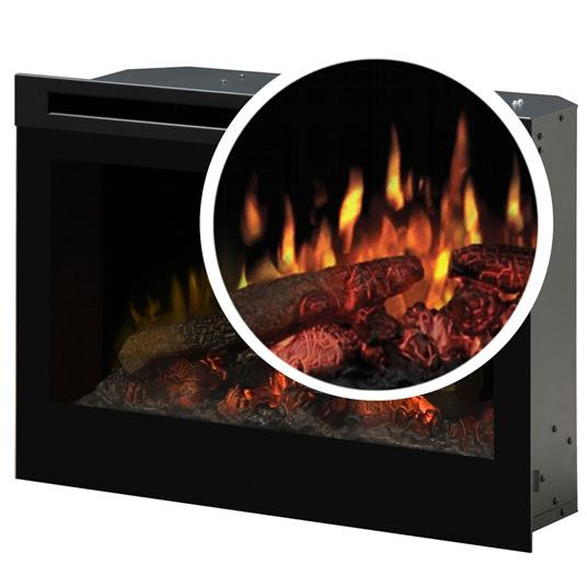 Semineu Lisabona Alb cu focar electric 3D Dimplex DF2550 cu