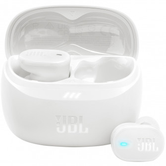 Casti In-Ear JBL Tune Buds 2, True Wireless, Bluetooth, ANC, Autonomie 48 ore, IP54, Multi-point, Alb
