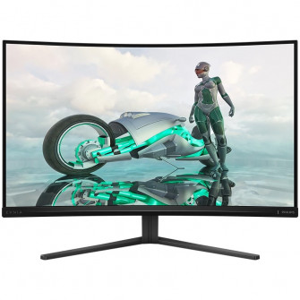 Monitor Gaming Philips EVNIA Curbat, 31.5'', VA, QHD, 180Hz, 1ms, 0.5ms, HDR10, FlickerFree, HDMI, DisplayPort, 32M2C3500L/00, Negru
