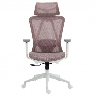 Scaun birou Kring ergonomic Yoko, mesh, Roz