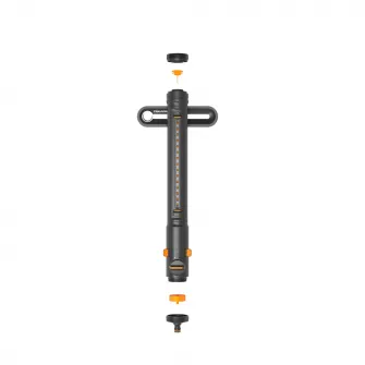 Aspersor oscilant Fiskars X-Series M, acoperire maxim 300 mp, raza udare maxim 20 m