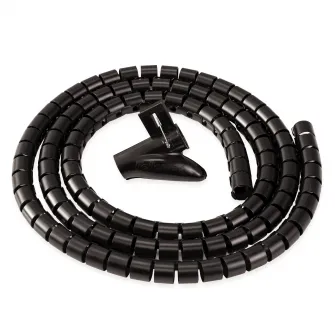 Cable zip, organizator cabluri, negru