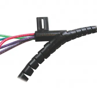 Cable zip, organizator cabluri, negru