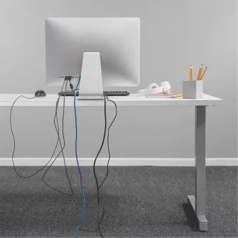 Cable zip, organizator cabluri, negru