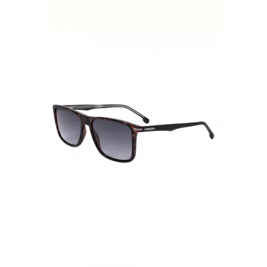 Carrera, Ochelari de soare wayfarer cu lentile in degrade, Negru, Maro, 57-16-145