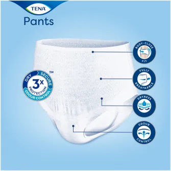 Chilot pentru incontinenta adulti, Tena Pants Normal, marime XL, 15 bucati