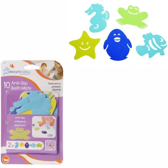 Figurine aderente, antiderapante pentru cada 10bc/set, Dreambaby, 36 x 96 x 180 mm