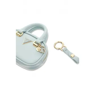 GUESS, Breloc cu etui cu fermoar, Albastru glaciar