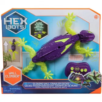 Jucarie RC Hex Bots - Soparla cataratoare Gecko, mov