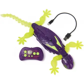 Jucarie RC Hex Bots - Soparla cataratoare Gecko, mov
