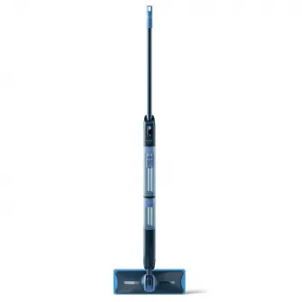 Mop electric Philips OneUp XV5113/01 seria 5000 , absoarbe apa murdara si pompeaza apa curata, autonomie 70 min, rezervoare de apa separate, balama rotativă la 360°, fara fir, manevrabil, pana la 125 mp, pentru pardoseli dure, delicate si neabsorbante