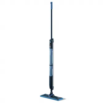 Mop electric Philips OneUp XV5113/01 seria 5000 , absoarbe apa murdara si pompeaza apa curata, autonomie 70 min, rezervoare de apa separate, balama rotativă la 360°, fara fir, manevrabil, pana la 125 mp, pentru pardoseli dure, delicate si neabsorbante