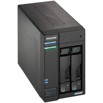 Network Attached Storage, Asustor, Lockerstor 2 Gen 2 AS6702T, 2 Bay, Quad-Core 2.0GHz, 4GB RAM DDR4