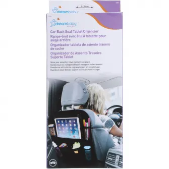 Organizator multimedia pentru scaun auto, negru, Dreambaby, 280 x 50 x 50 mm