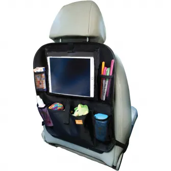 Organizator multimedia pentru scaun auto, negru, Dreambaby, 280 x 50 x 50 mm