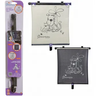 Parasolar auto tip rulou,ajustabil, decor tigru, Dreambaby, 100 x 45 x 502 mm
