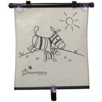 Parasolar auto tip rulou,ajustabil, decor zebra, Dreambaby, 10 x 43.5 x 43.5 mm