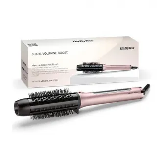 Perie termica, BaByliss, Volume Boost HSB200E, 38 mm, anti-frizz, 4 trepte temperatura