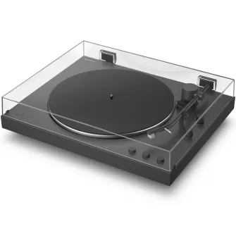 Pick-up wireless Sony PS-LX3BT, Bluetooth, Redare automata, Hi-Res audio Wireless, Transmisie prin curea, Preamplificator Phono, 2 viteze, Negru