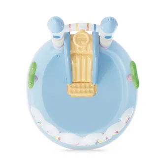 Piscina gonflabila Intex - Unicorn Castle Play Center, 196 x 178 x 127 cm