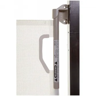 Poarta de siguranta retractabila alba, Dreambaby, 140 cm