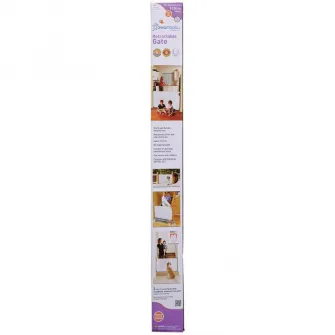 Poarta de siguranta retractabila alba, Dreambaby, 140 cm