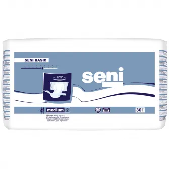 Scutece pentru adulti Seni Basic, M, 30 buc, in Scutece Adulti Seni Basic Medium 2, Masura M, 30 Bucati