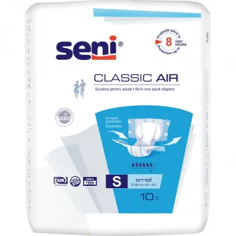 Scutece pentru adulti Seni Classic Air Small, 10 buc