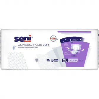 Scutece pentru adulti Seni Classic Plus Air Extra Large, 30 buc