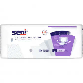 Scutece pentru adulti Seni Classic Plus Air Large, 30 buc
