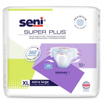 Scutece pentru adulti Seni Super Plus XL, 10 buc
