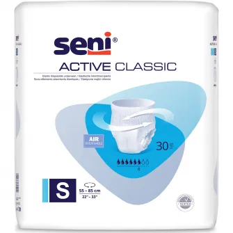 Scutece pentru adulti tip chilot Seni Active Classic, S, 30 buc
