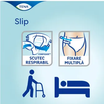 Scutece pentru incontinenta adulti, Tena Slip Plus, marime M, 30 bucati