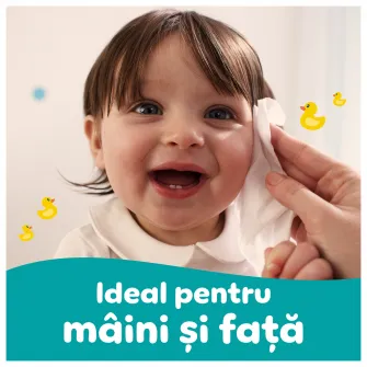 Servetele umede Pampers Fresh Clean, 4 pachete x 80 servetele, 320 buc