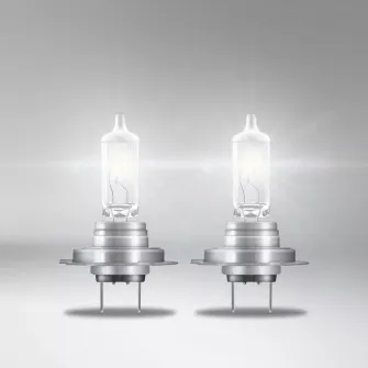 Set 2 becuri auto cu halogen Osram H7 Night Breaker Silver +100%,55W, 12V