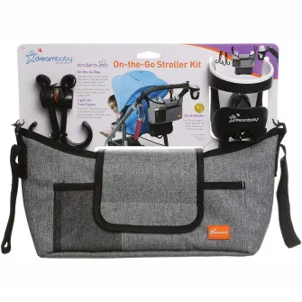 Set carucior 3in1 – geanta, 2 carlige, suport bauturi, Dreambaby, 330 x 60 x 380 mm