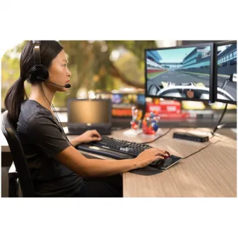 Suport ergonomic Kensington ErgoSoft, pentru incheietura mainii, pentru tastatura gaming, negru