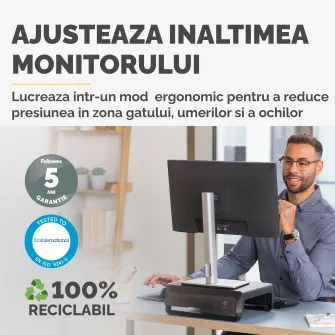 Suport pentru monitor Breyta™, negru