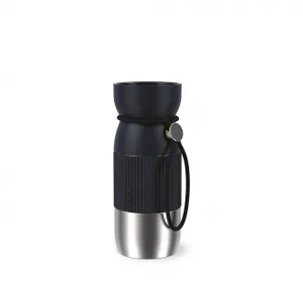 Termos Tefal beYou N2191310, inox, 0.36 L, capsac Quick Press, compatibilitate cu masina de spalat vase, argintiu & negru