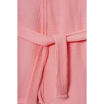 U.S. Polo Assn., Halat de baie cu detaliu logo, Roz somon