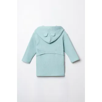 U.S. Polo Assn., Halat de baie cu detaliu logo, Verde menta