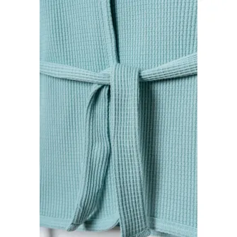 U.S. Polo Assn., Halat de baie cu detaliu logo, Verde menta