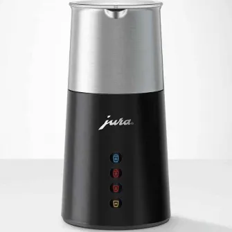 Aparat pentru spumare lapte JURA Hot & Cold (EA 24331), 4 in 1: spuma calda/rece, lapte cald, ciocolata calda, capacitate max. 360 ml, inox