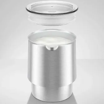 Aparat pentru spumare lapte JURA Hot & Cold (EA 24331), 4 in 1: spuma calda/rece, lapte cald, ciocolata calda, capacitate max. 360 ml, inox